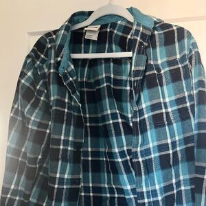 The north face flannel - mens s